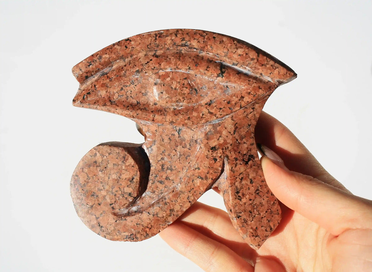 Egyptian Temple Stone, eye of horus, eye of horus Egyptian carving, eye of horus carving, eye of horus amulet, Egyptian god horus 