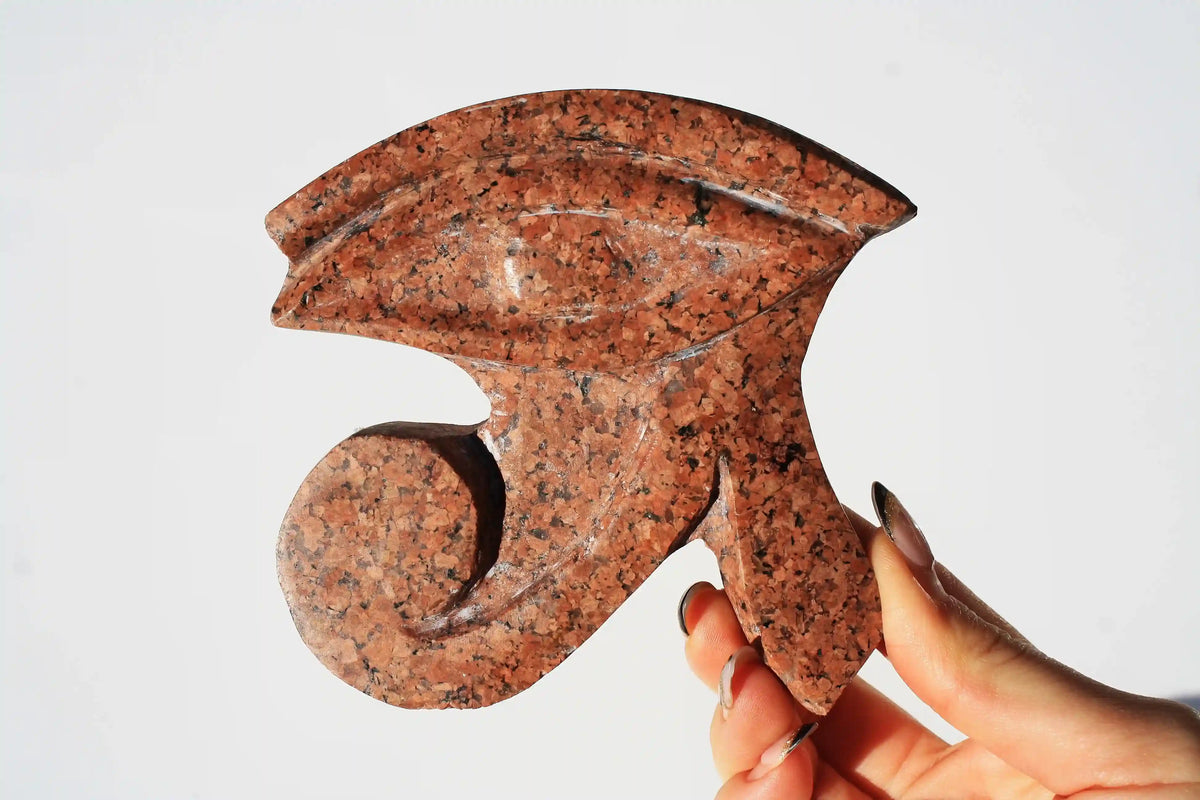Egyptian Temple Stone, eye of horus, eye of horus Egyptian carving, eye of horus carving, eye of horus amulet, Egyptian god horus 