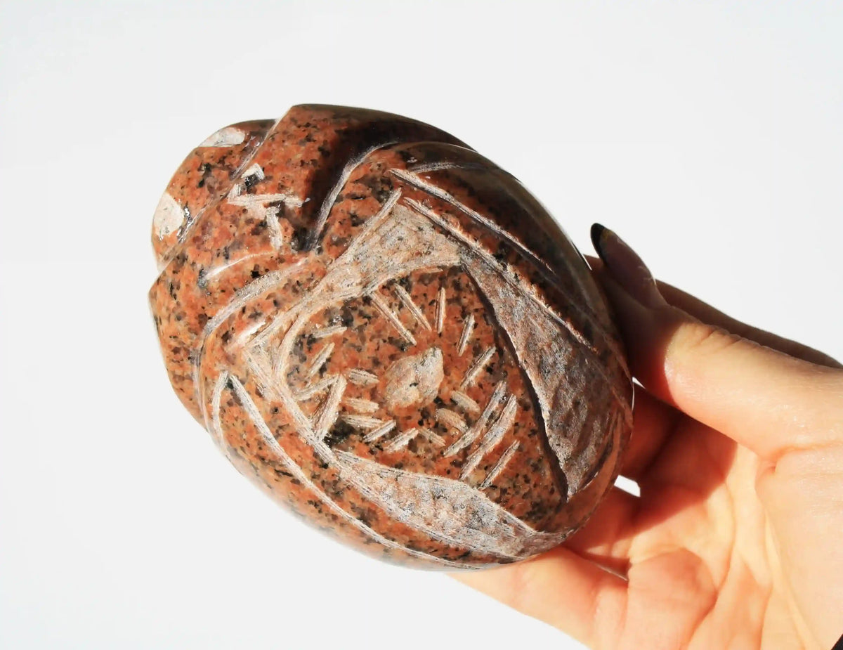 Scarab Beetle Carved from The Great Pyramid Stone