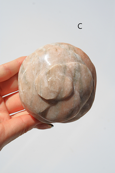 Authentic Isis Goddess Temple Stone Carved Rose from Egypt