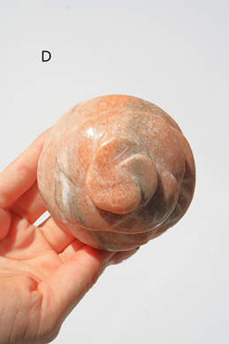Authentic Isis Goddess Temple Stone Carved Rose from Egypt
