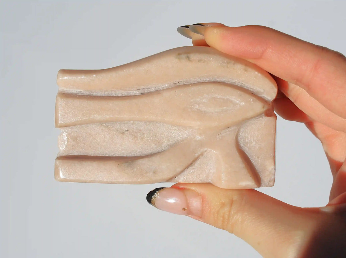 Authentic Isis Goddess Temple Stone Horus Eye from Egypt