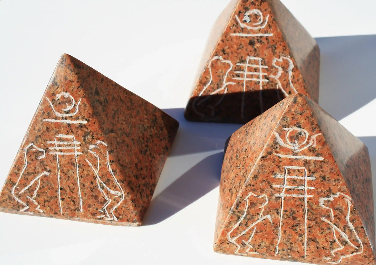 Egyptian pyramid, Egyptian temple stone, Egyptian tomb stone, carved Egyptian pyramid, Egyptian pyramid stone, Egypt stones, crystals from Egypt 