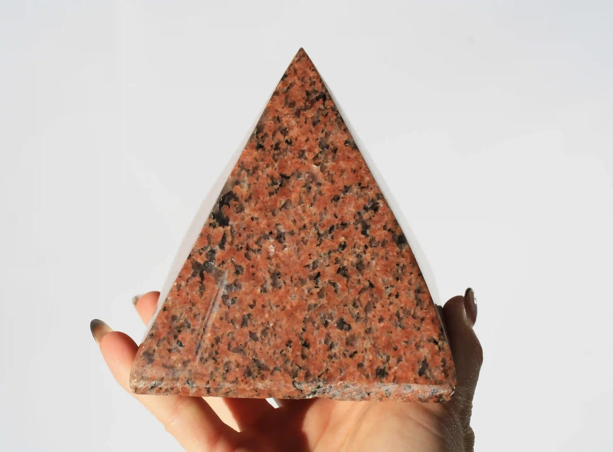 Pyramid carved from The Great Pyramid Stone