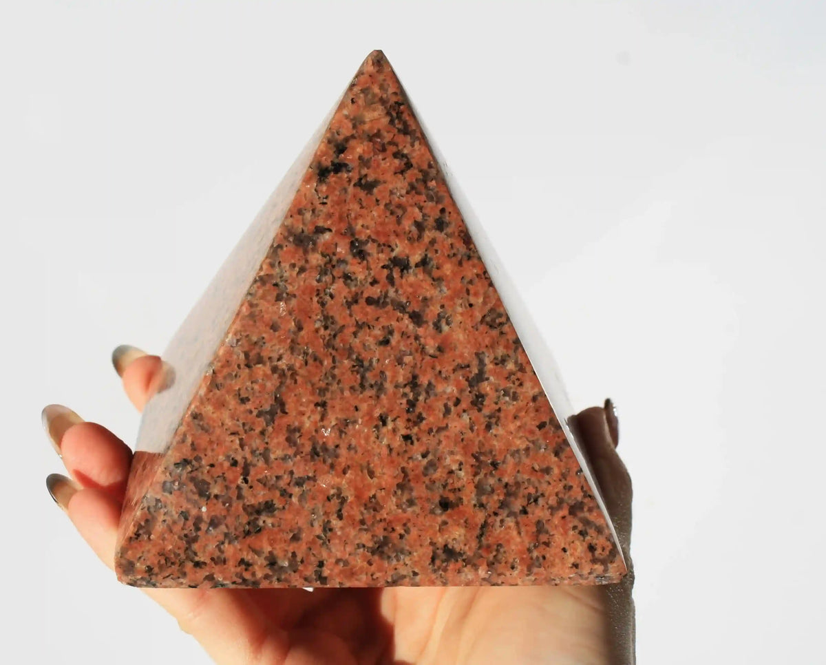 Pyramid carved from The Great Pyramid Stone