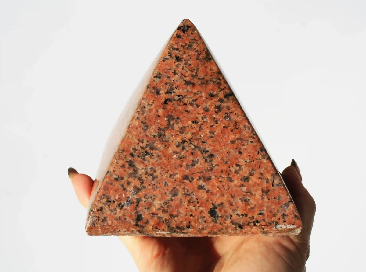 Pyramid carved from The Great Pyramid Stone