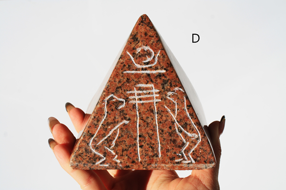 Pyramid carved from The Great Pyramid Stone