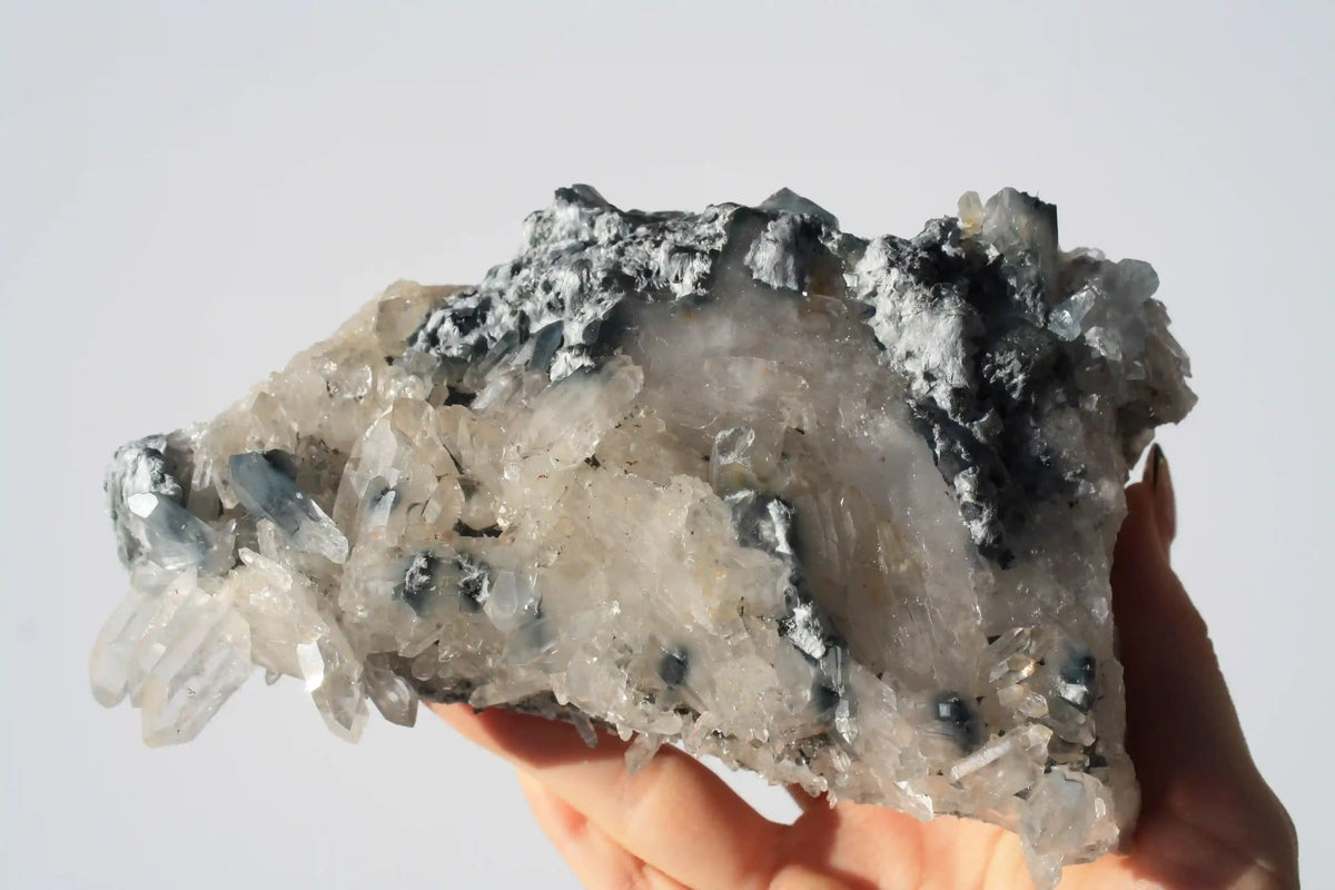 Blue Tara quartz, blue tara cluster, blue tara inclusion crystal , blue inclusion quartz, tara cluster, crystal tara cluster, Canadian crystal shop, blue quartz cluster 