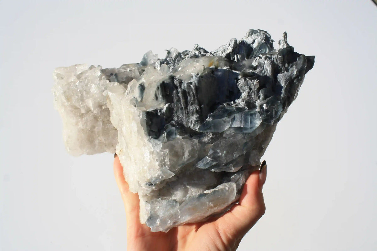 Blue Tara quartz, blue tara cluster, blue tara inclusion crystal , blue inclusion quartz, tara cluster, crystal tara cluster, Canadian crystal shop, blue quartz cluster 