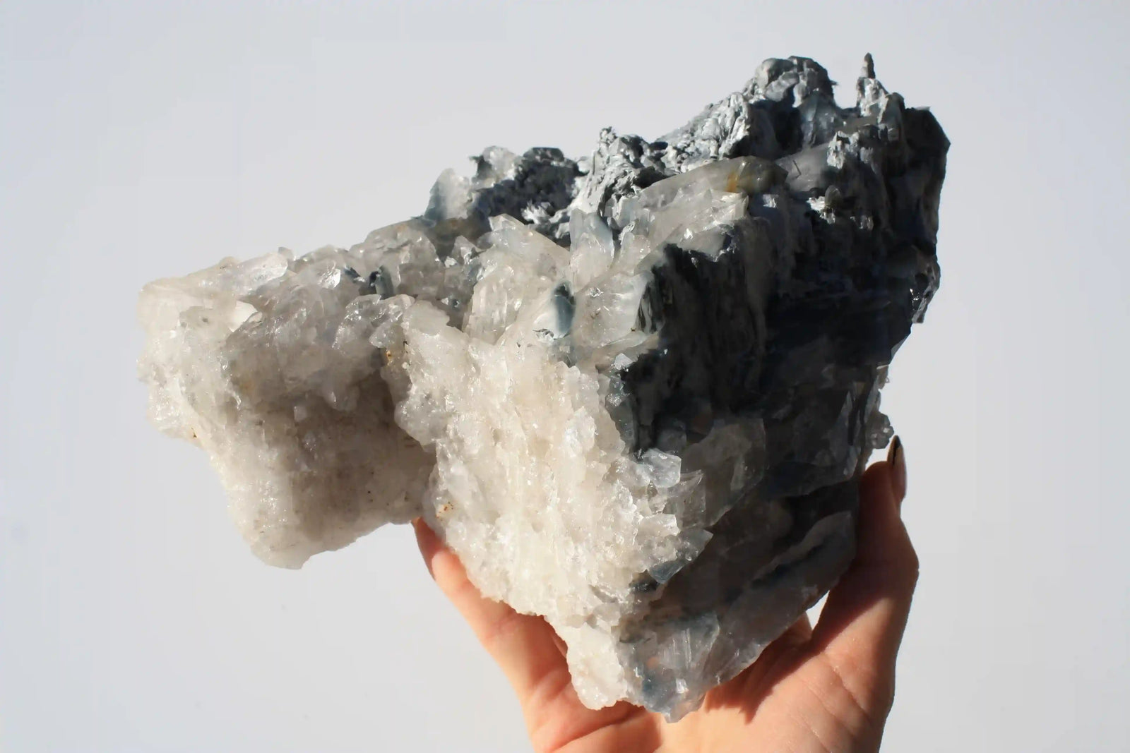Blue Tara quartz, blue tara cluster, blue tara inclusion crystal , blue inclusion quartz, tara cluster, crystal tara cluster, Canadian crystal shop, blue quartz cluster 