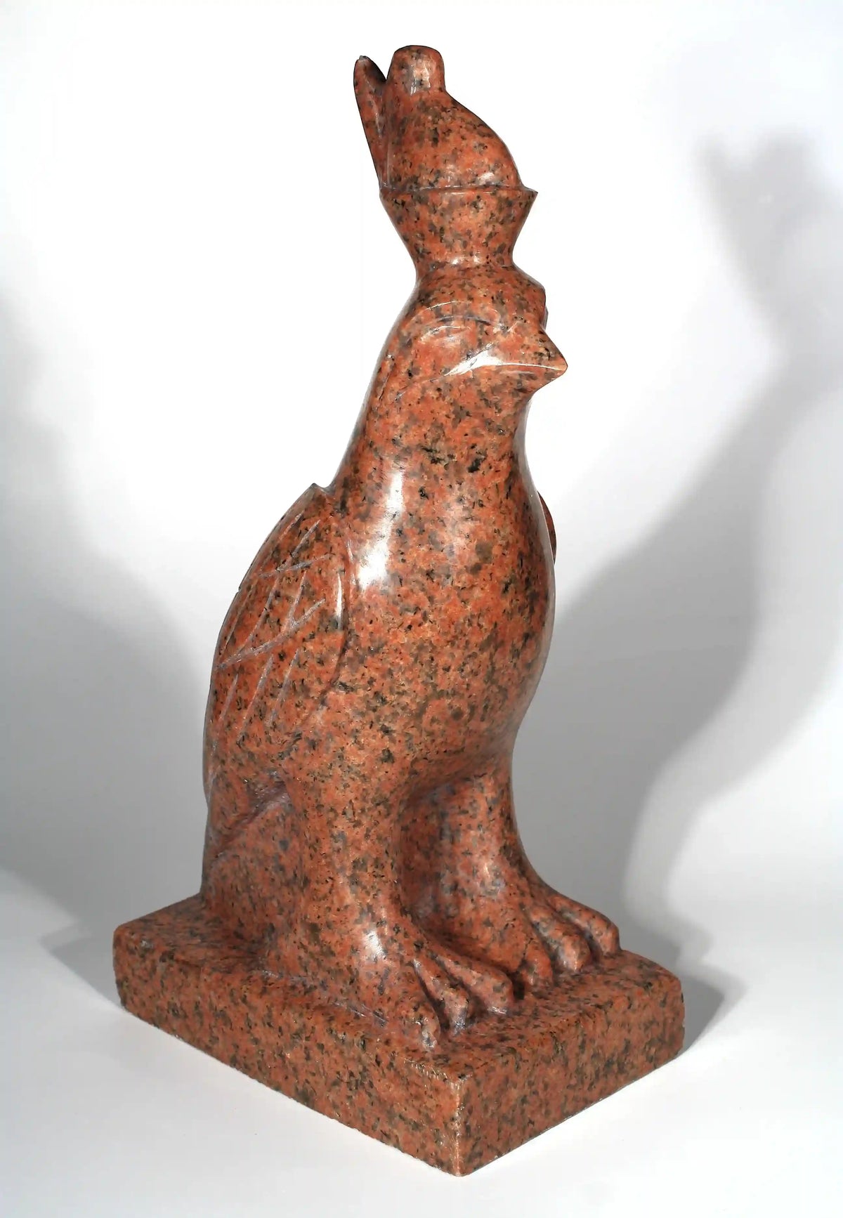 temple stone tower, horus Egyptian god carving, horus statue, Egyptian god statue