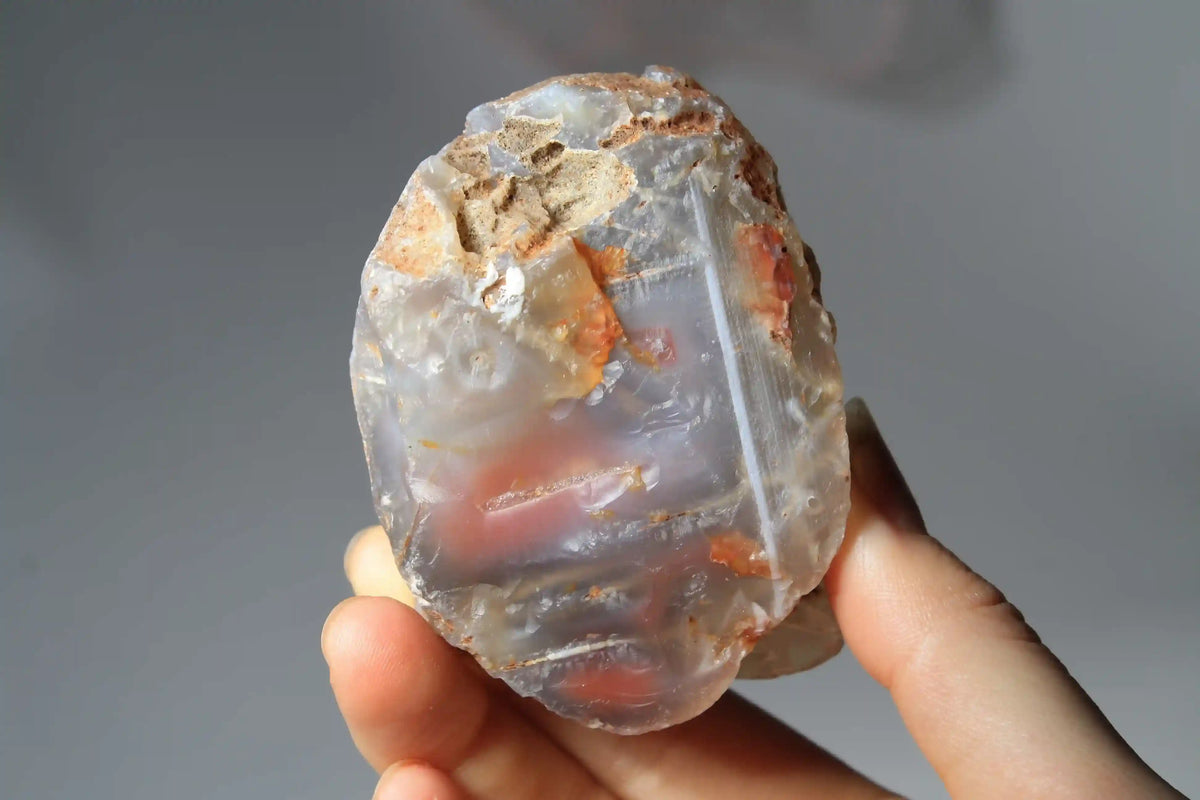 Unique Pink Swazi Agate Slice