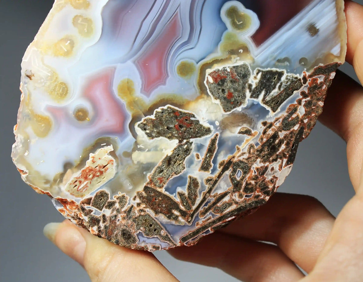 Swazi agate, agate pairs, swazi agate pair, orange swazi agate, white swazi agate, pink swazi agate, purple swazi agate, collectors swazi agate 