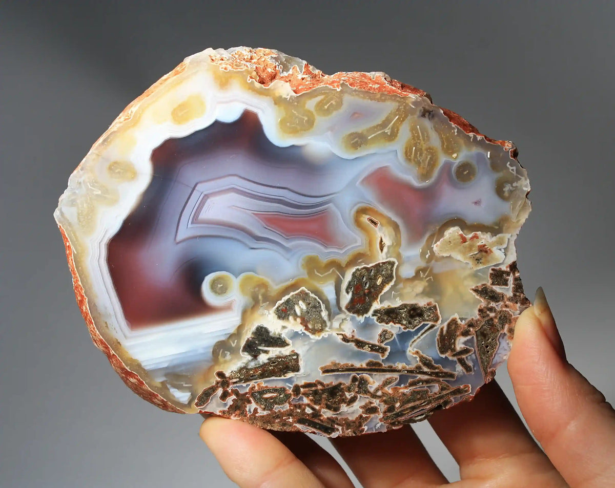 Swazi agate, agate pairs, swazi agate pair, orange swazi agate, white swazi agate, pink swazi agate, purple swazi agate, collectors swazi agate 