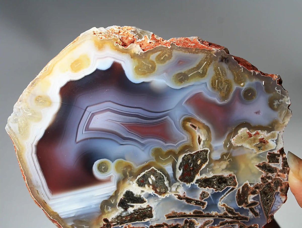 Swazi agate, agate pairs, swazi agate pair, orange swazi agate, white swazi agate, pink swazi agate, purple swazi agate, collectors swazi agate 