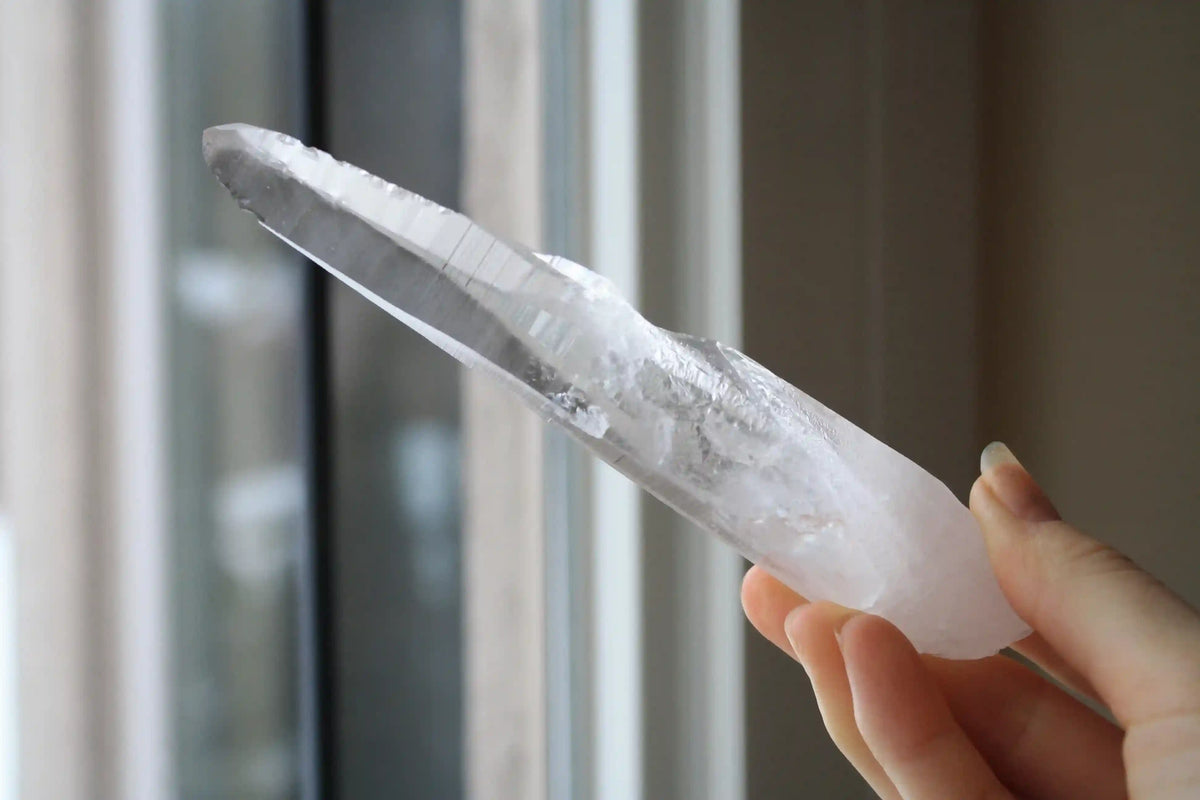 Unpolished Lemurian Seed Quartz