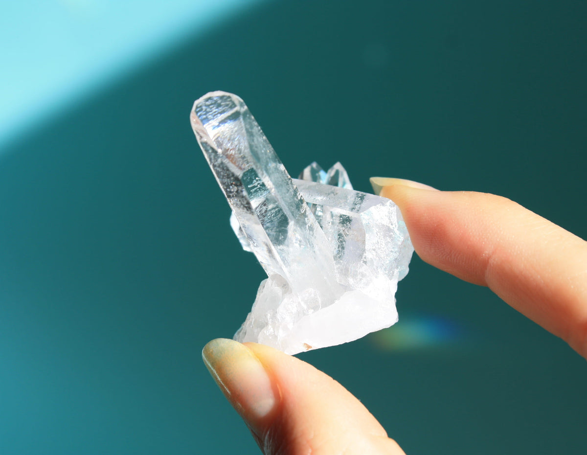 Zeca de souza clear quartz cluster