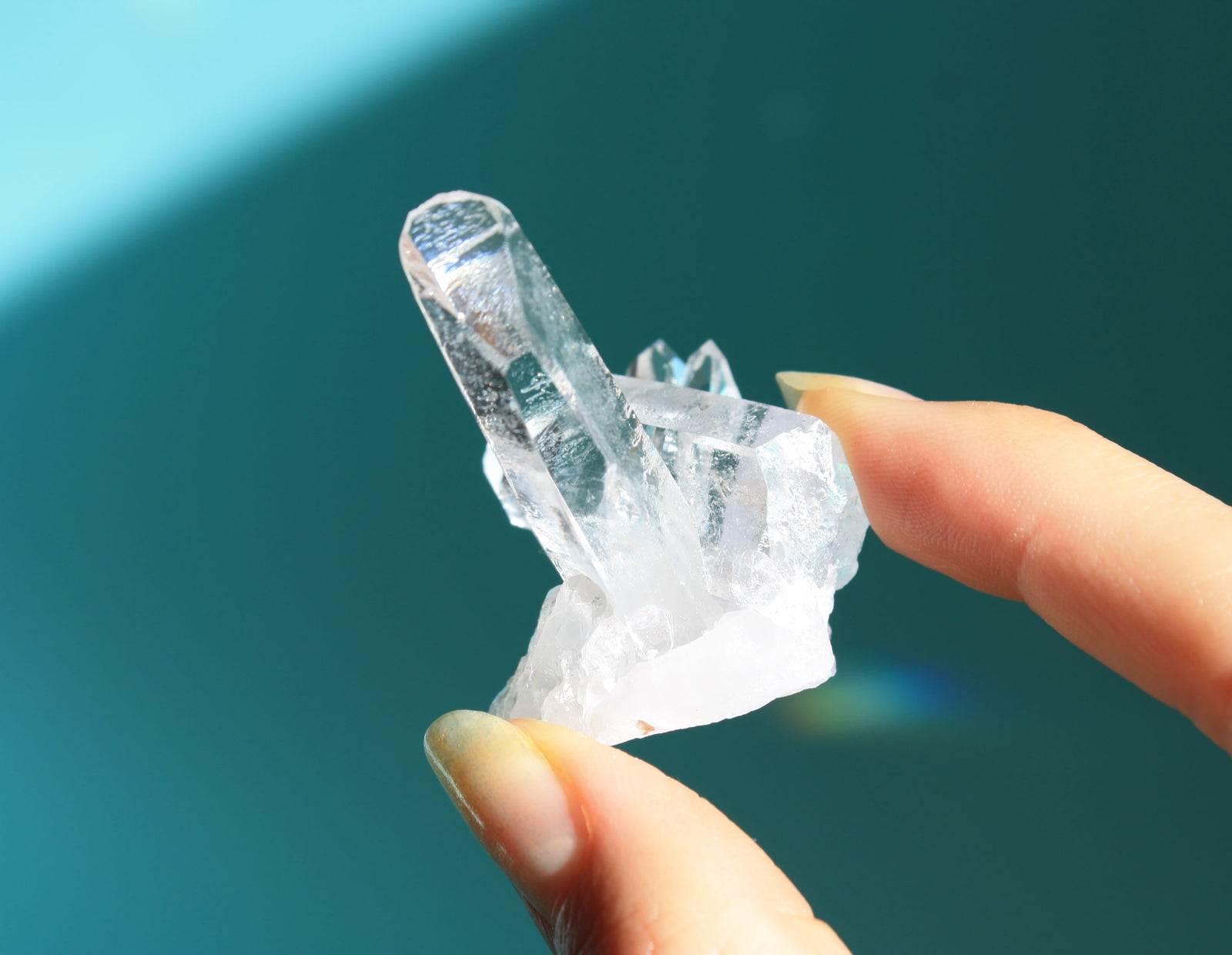 Zeca de souza clear quartz cluster