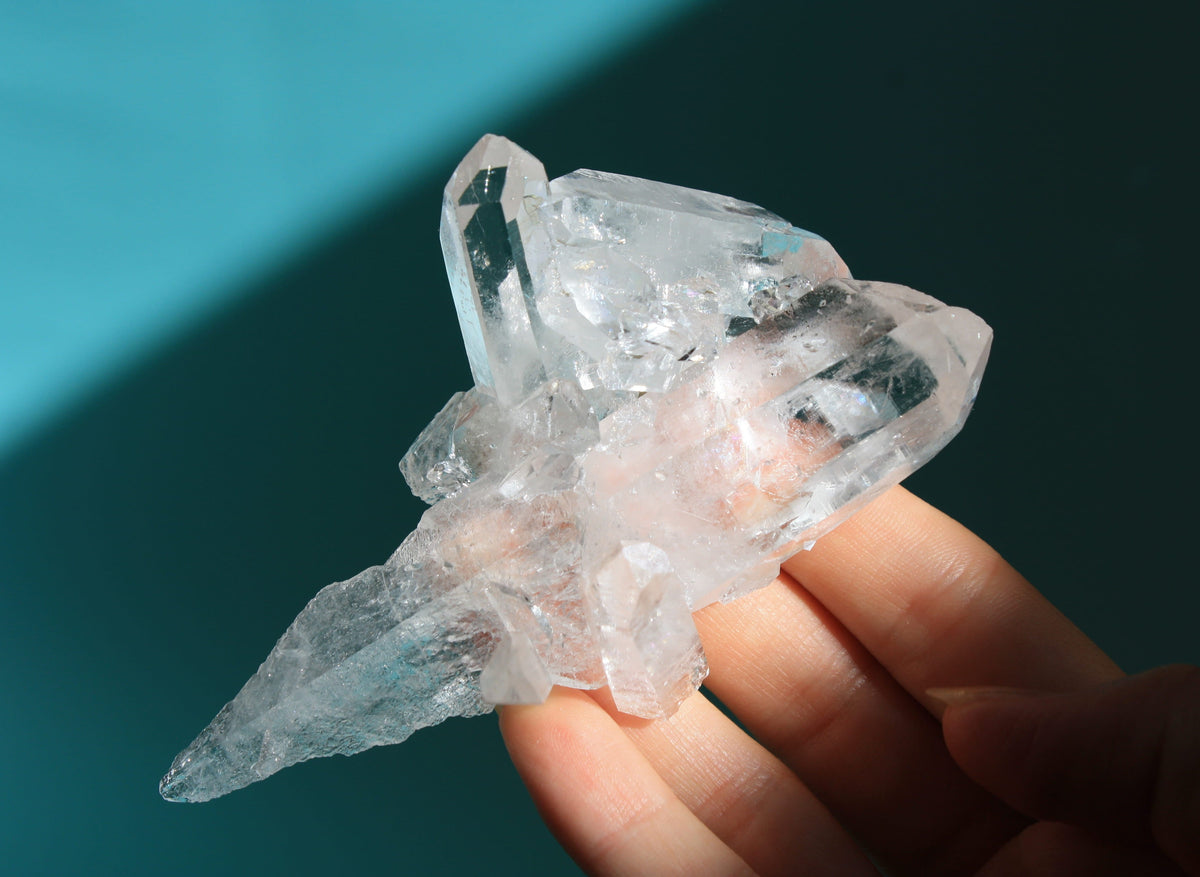 zeca de souza clear quartz cluster