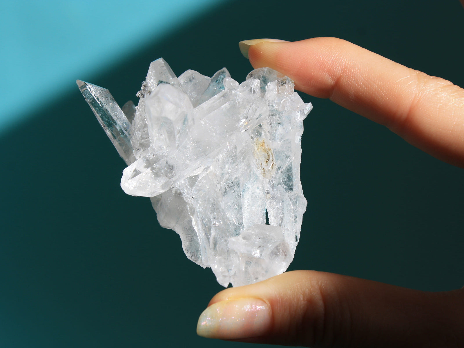 Zeca de souza quartz cluster from Canadian crystal store