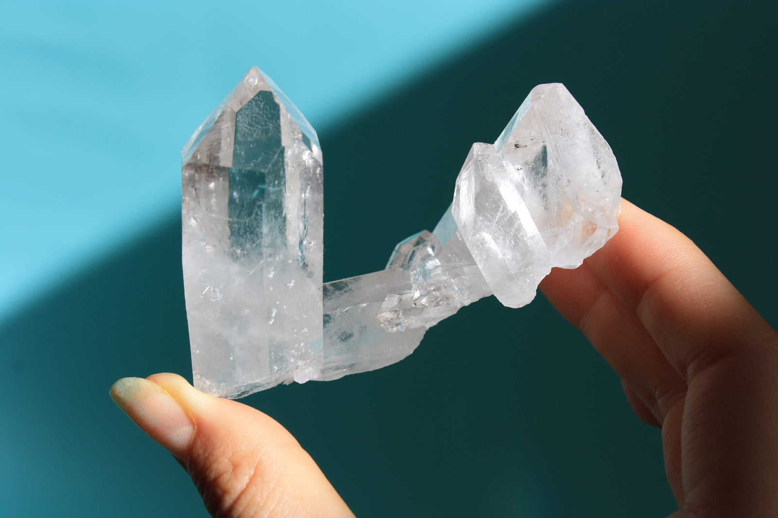 Zeca de souza quartz cluster from Canadian crystal store