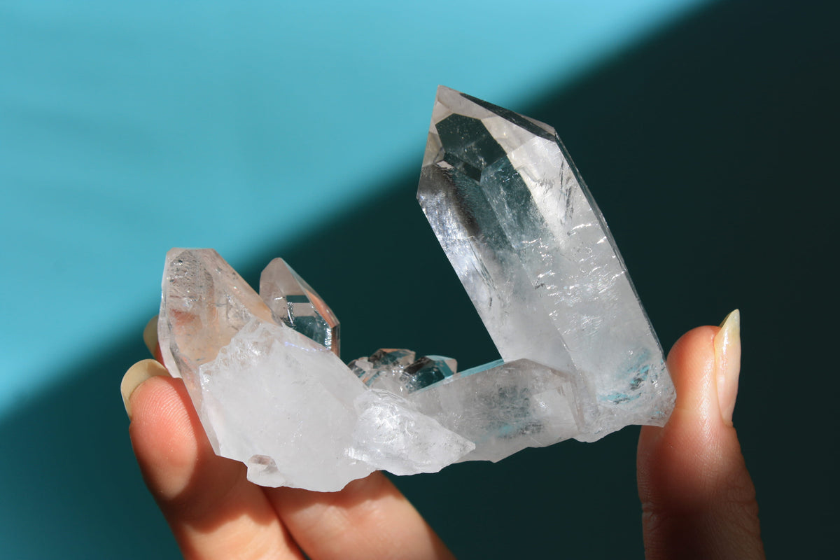 Zeca de souza quartz cluster from Canadian crystal store