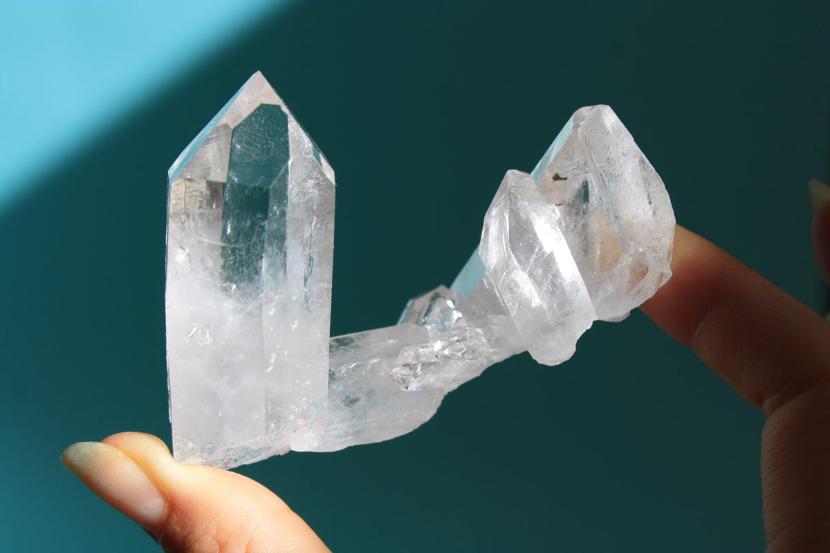 Zeca de souza quartz cluster from Canadian crystal store