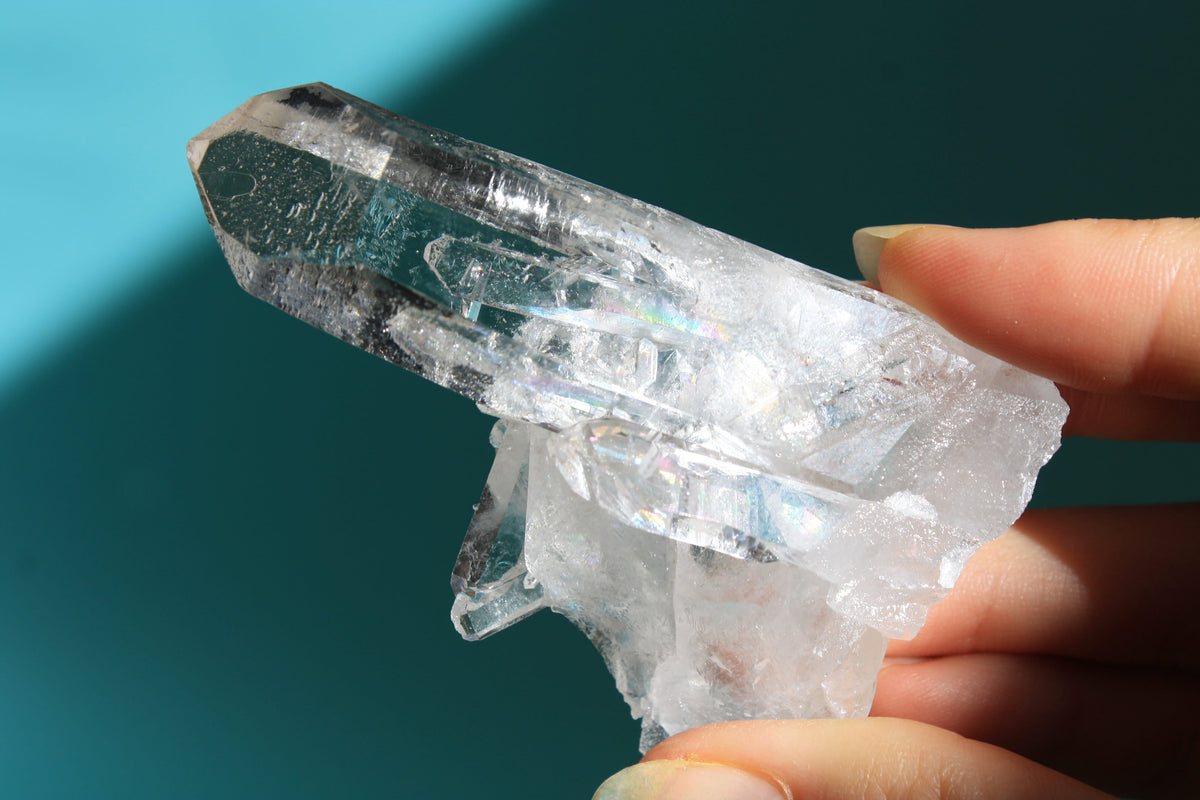 Zeca de souza quartz cluster from Canadian crystal store