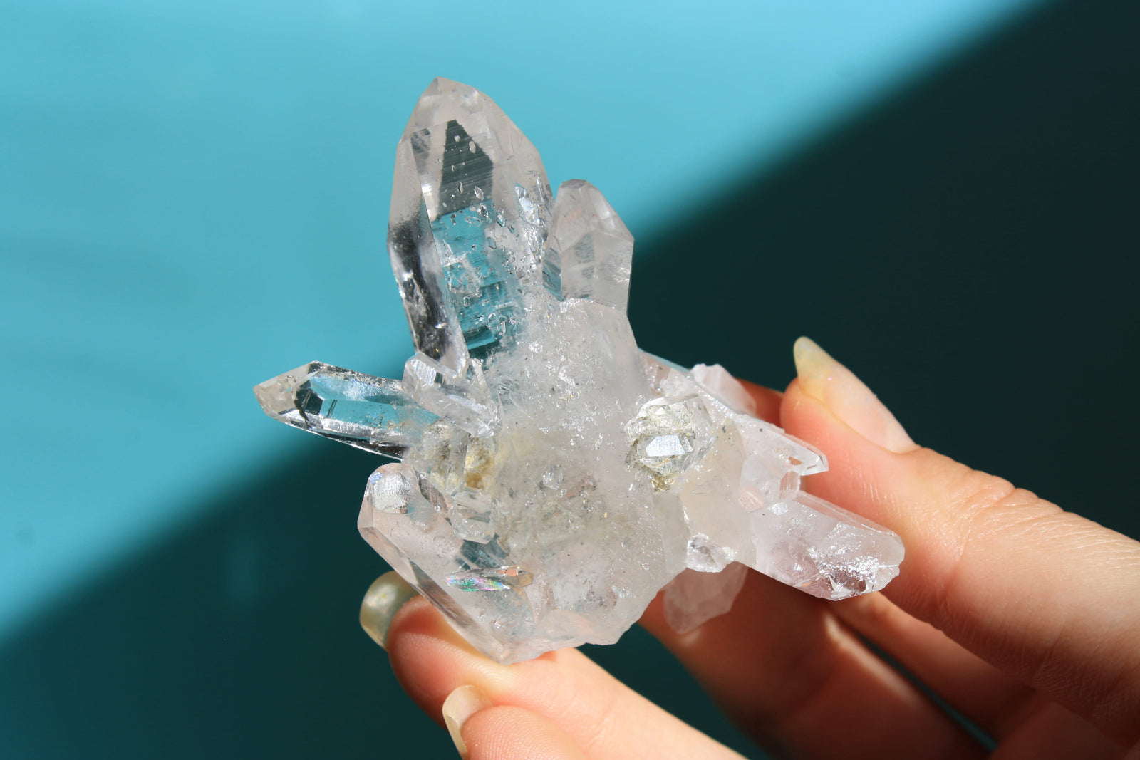 Zeca de souza quartz cluster from Canadian crystal store