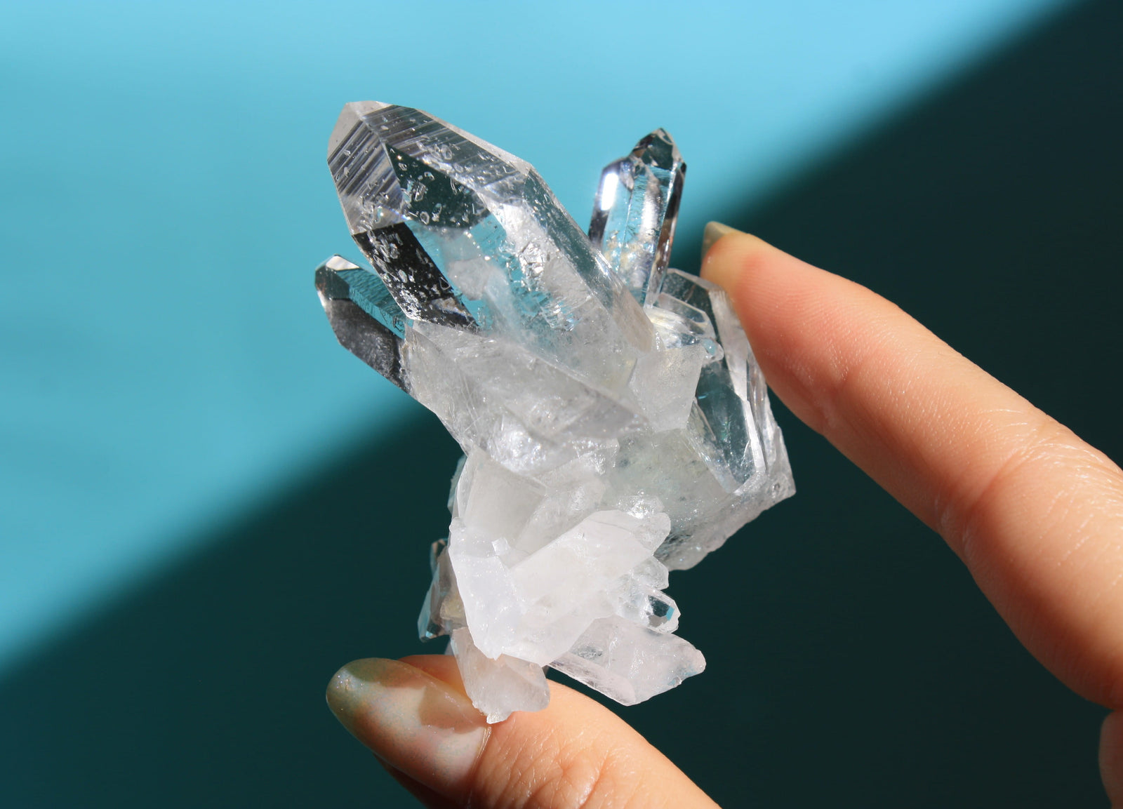 Zeca de souza quartz cluster from Canadian crystal store