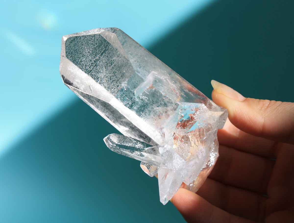 Zeca de souza quartz cluster from Canadian crystal store