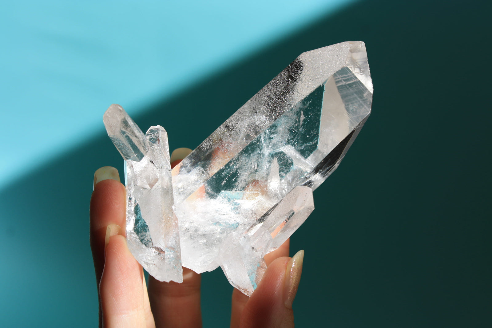 Zeca de souza quartz cluster from Canadian crystal store