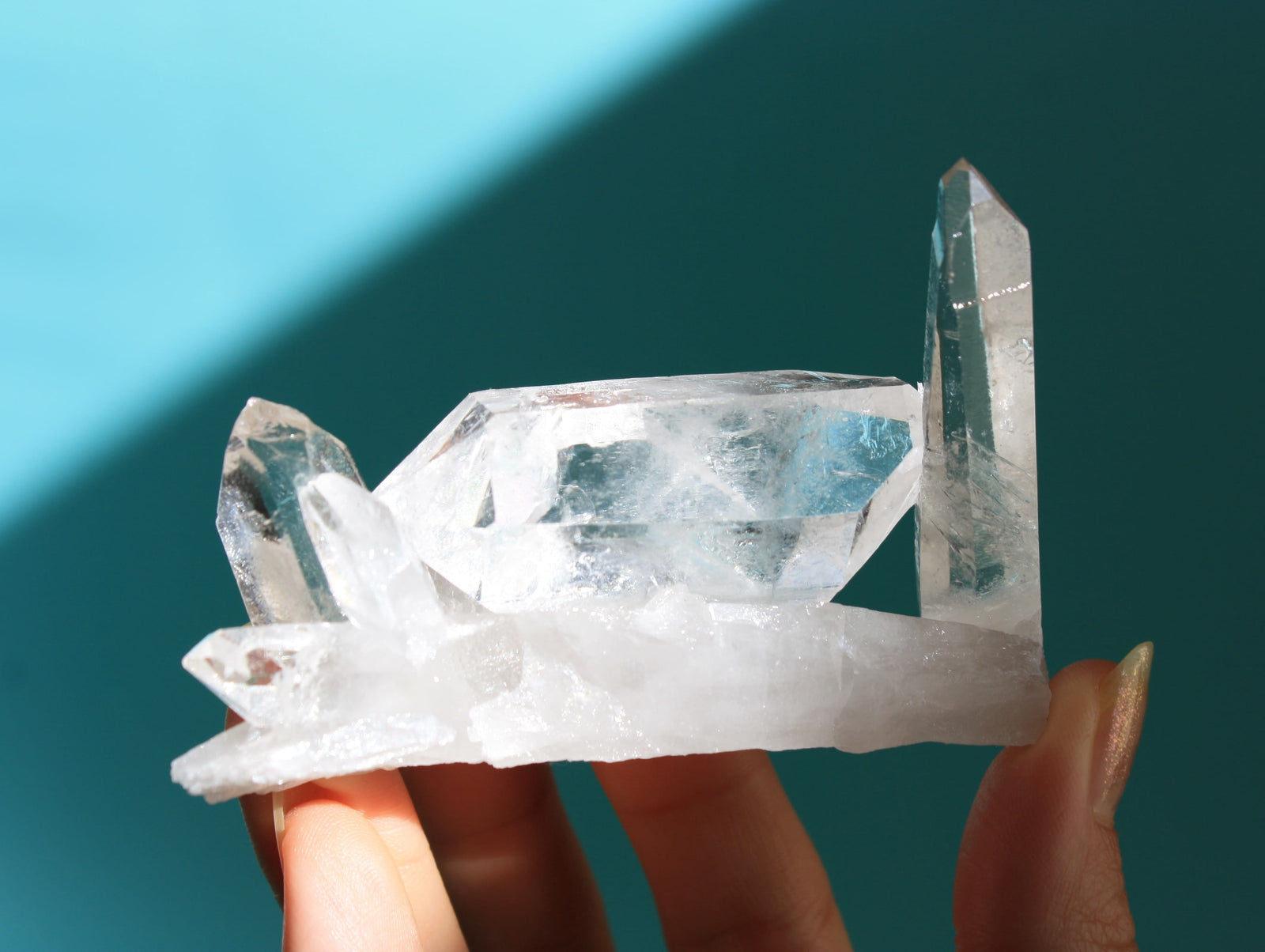 Zeca de souza quartz cluster from Canadian crystal store
