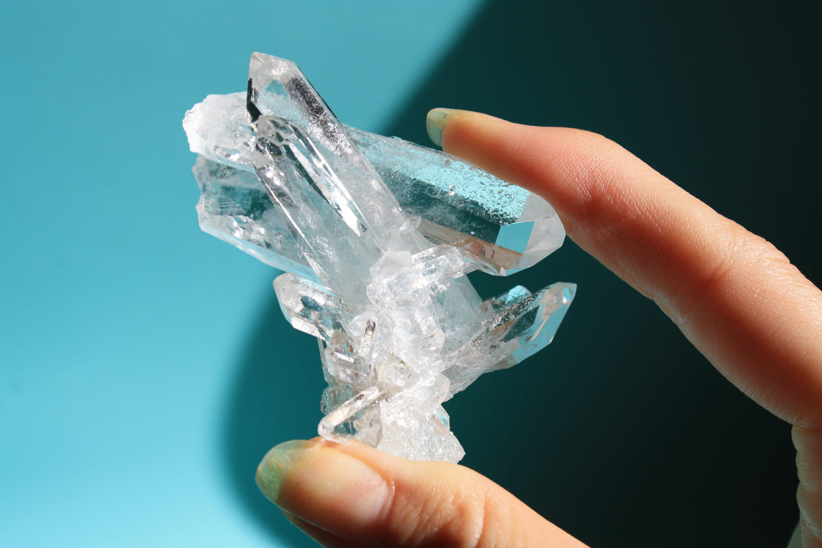 Zeca de souza quartz cluster from Canadian crystal store