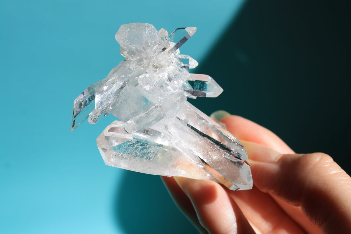 Zeca de souza quartz cluster from Canadian crystal store
