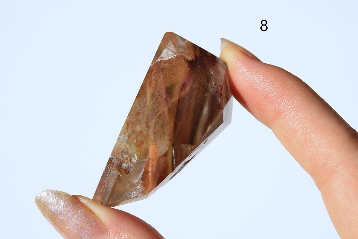 Rare Red Amphibole Towers from Bahia, Brazil | POWERFUL Angelic Communication | Amphibole Quartz | Angel Hair Quartz | Angel Wing