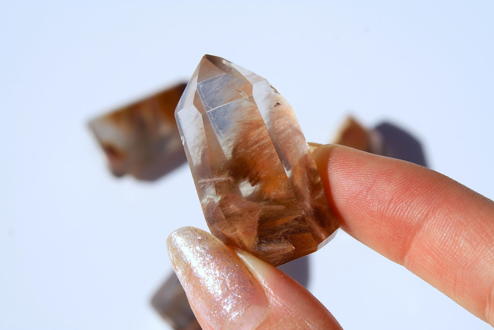 Rare Red Amphibole Towers from Bahia, Brazil | POWERFUL Angelic Communication | Amphibole Quartz | Angel Hair Quartz | Angel Wing